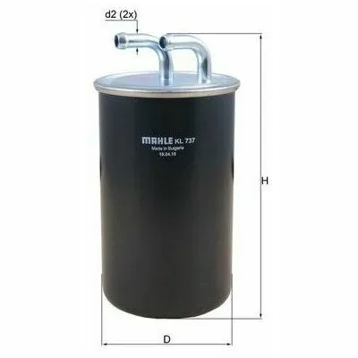 Solo Oggi KNECHT KL 737 Filtro Carburante