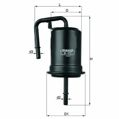 Spedizione Espresso KNECHT KL 517 Filtro Carburante