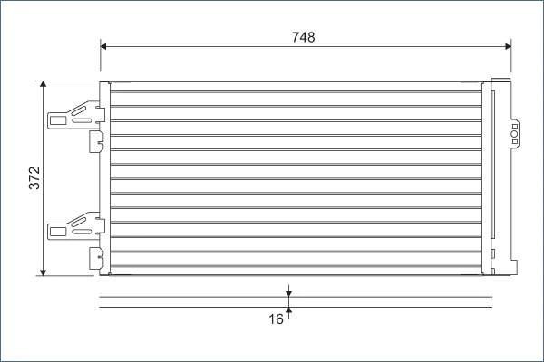 Spedizione Espresso VALEO 814085 - Condensatore, climatizzatore ATP Autoricambi