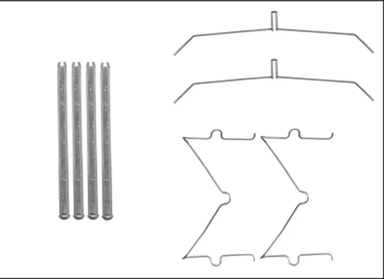 Non Perdere HELLA 8DZ 355 205-641 - Kit accessori, Pastiglia freno ATP Autoricambi