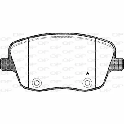 A Buon Prezzo OPEN PARTS BPA0775.00 Kit Pastiglie Freno, Freno a Disco