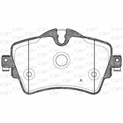 Must-Have OPEN PARTS SUPERIOR PERFORMANCE BPA1599.08 Kit Pastiglie Freno, Freno a Disco