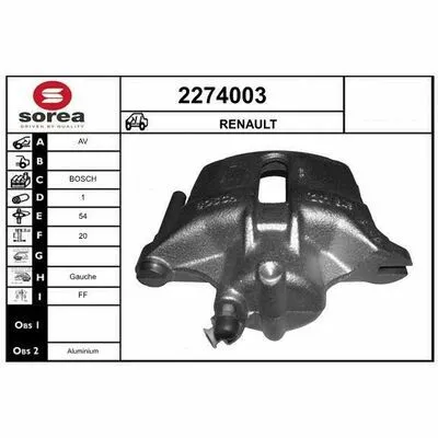 EAI 2274003 Pinza Freno A Buon Prezzo
