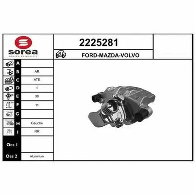 Economico EAI 2225281 Pinza Freno