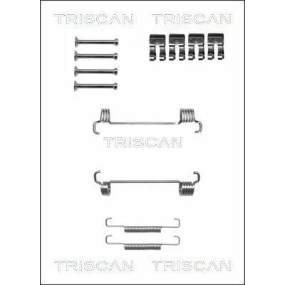 Ultime Pezzi TRISCAN 8105 102603 Kit Accessori, Ganasce Freno Stazionamento