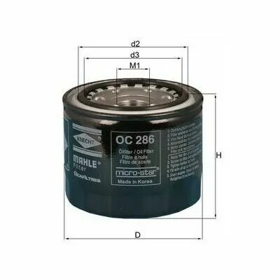 Ultime Pezzi KNECHT OC 76 Filtro Olio