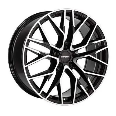 Carmani 20 Ludwig (Liscio, Nero) 9.5x19 ET25 5x112 66.6 Quantità Limitata