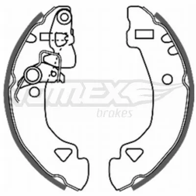Ultimissimo Modello TOMEX BRAKES TX 20-27 Kit Ganasce Freno