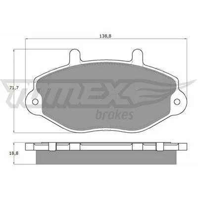 Occasione Imperdibile TOMEX BRAKES TX 11-92 Kit Pastiglie Freno, Freno a Disco