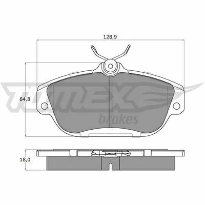 TOMEX BRAKES TX 14-01 Kit Pastiglie Freno, Freno a Disco Affare