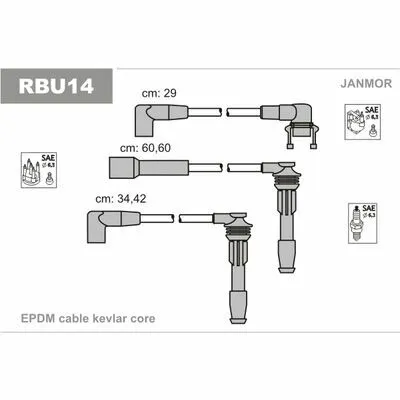 Miglior Prezzo JANMOR RBU14 Cavo Accensione