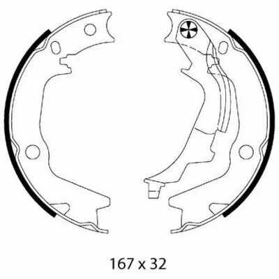 METZGER MG 227 Kit Ganasce Freno Quantità Limitata