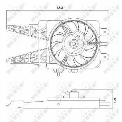 NRF 47248 Ventola, Raffreddamento Motore Prezzo Basso