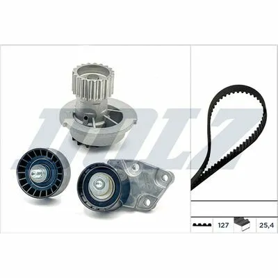 Acquista Ora DOLZ KD144 Pompa Acqua + Kit Cinghie Dentate