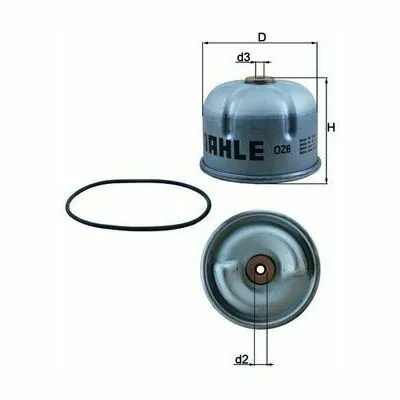 Affare KNECHT OZ 6D Filtro Olio