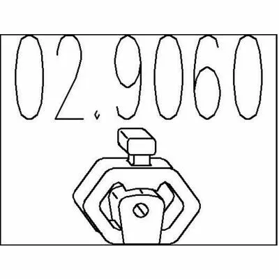 MTS 02.9060 Supporto, Imp. gas Scarico Reso Gratuito