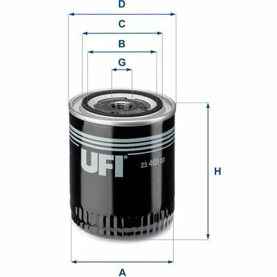 Nuova Collezione UFI 23.465.00 Filtro Olio