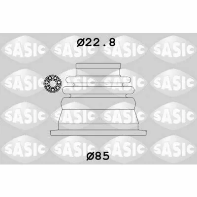 SASIC 4003427 Soffietto, Sterzo Offerta Lampo